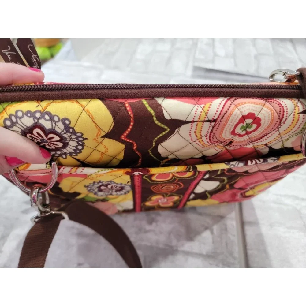 Vera Bradley Buttercup Hard Shell Tablet Case 1/2010 Retired Brown Laptop Floral